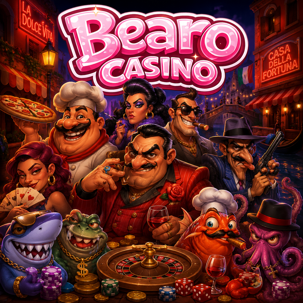 Bearo Casino — Sugar Rush slots and pizza vibes